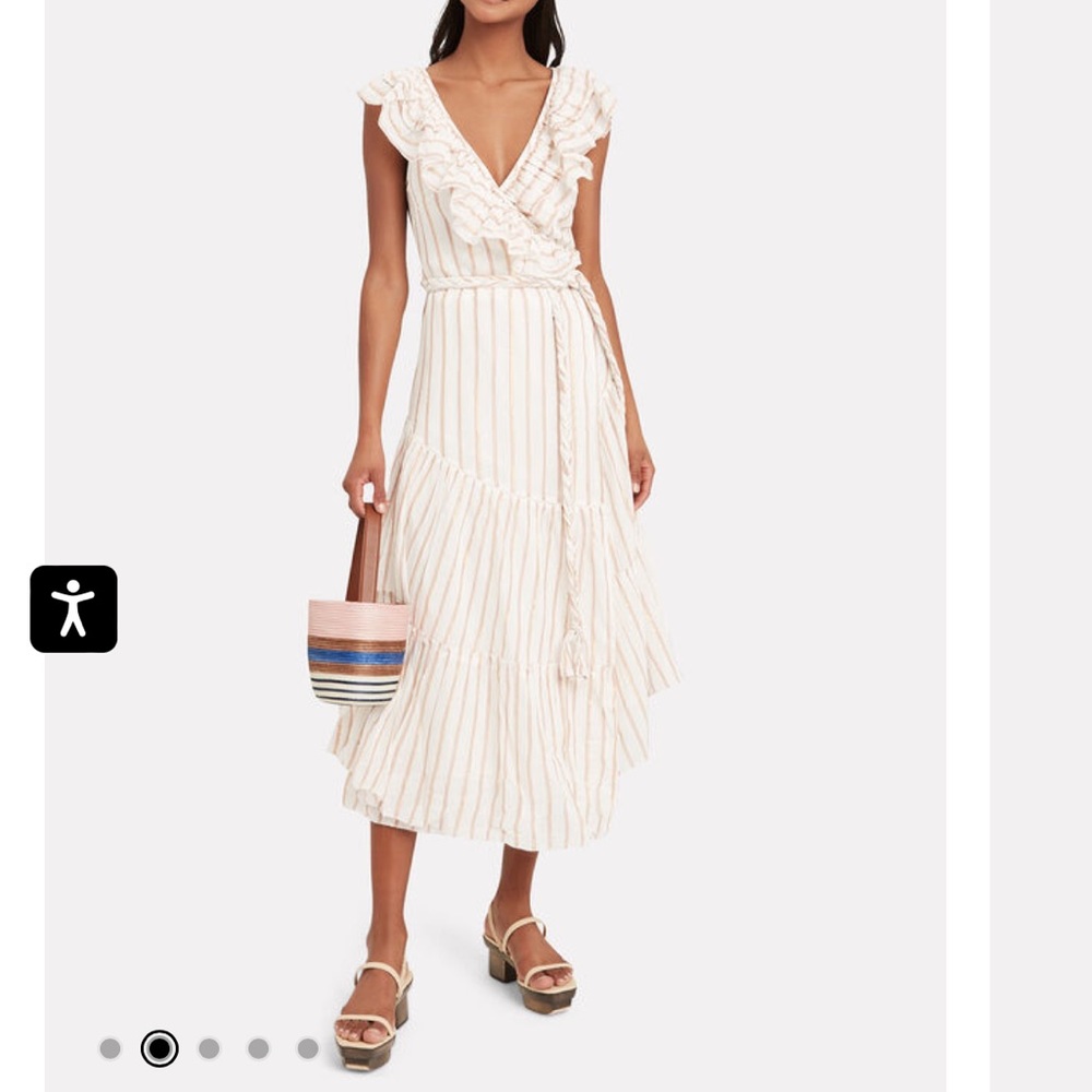 Apiece Apart Nueva Costa wrap dress sz 0